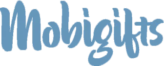 Logo Mobigifts - two Script kleuren